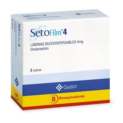 SETOFILM 4 mg COMPRIMIDOS ORODISPERSÍVEIS