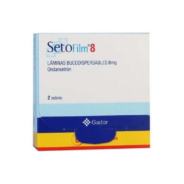 SETOFILM 8 mg COMPRIMIDOS ORODISPERSÍVEIS