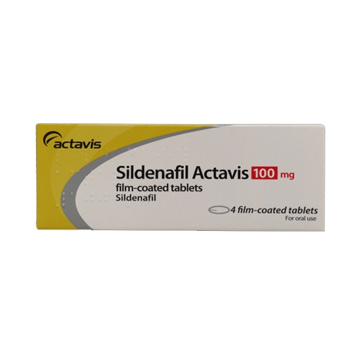 SILDENAFILO ACTAVIS 100 mg COMPRIMIDOS REVESTIDOS POR PELÍCULA