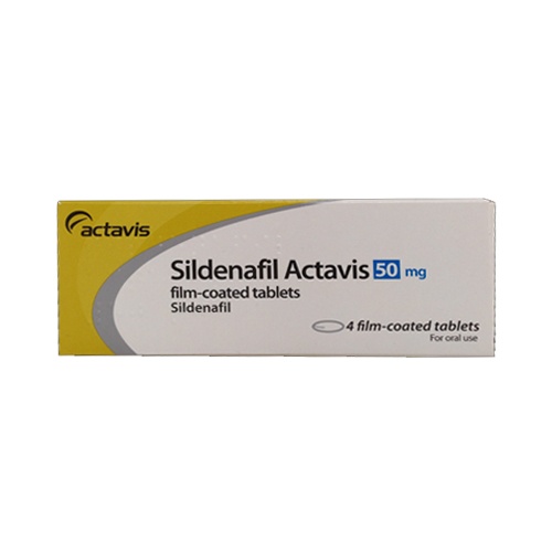 SILDENAFILO ACTAVIS 50 mg COMPRIMIDOS REVESTIDOS POR PELÍCULA