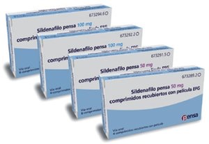 SILDENAFILO PENSA 50 mg COMPRIMIDOS MASTIGÁVEIS