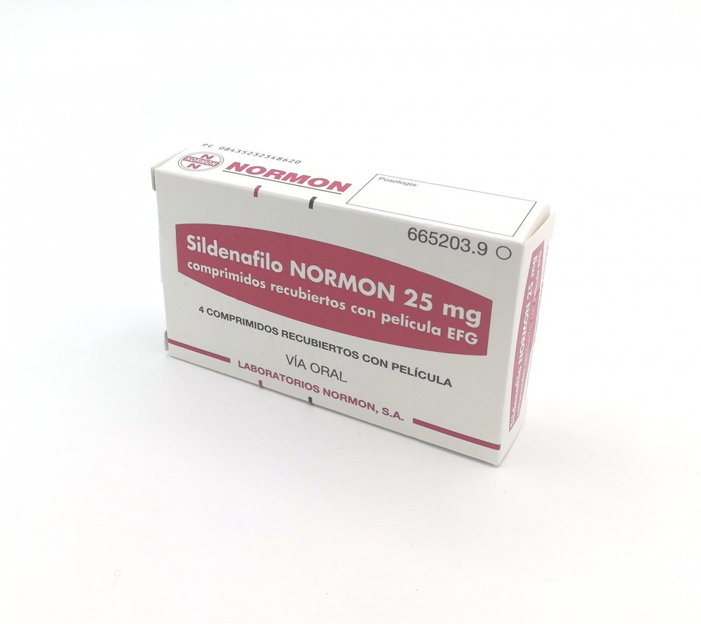 SILDENAFILO TARBIS 25 mg COMPRIMIDOS REVESTIDOS POR PELÍCULA