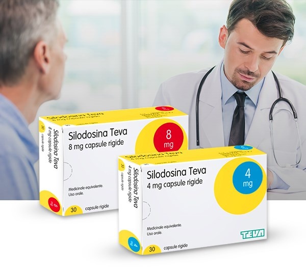 SILODOSINA TEVA-RATIOPHARM 8 mg CÁPSULAS DURAS