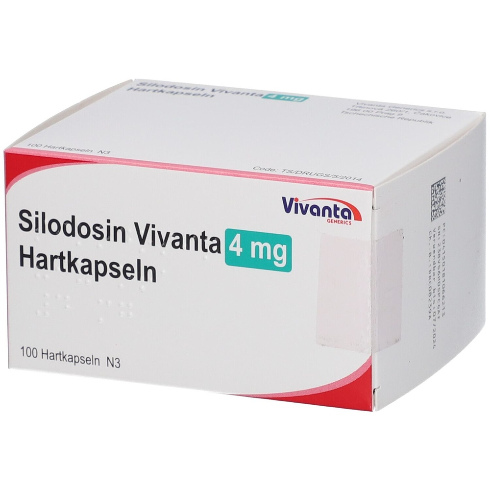 SILODOSINA VIVANTA 4 mg CÁPSULAS DURAS