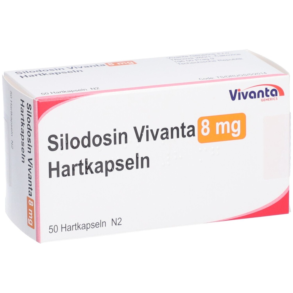 SILODOSINA VIVANTA 8 mg CÁPSULAS DURAS