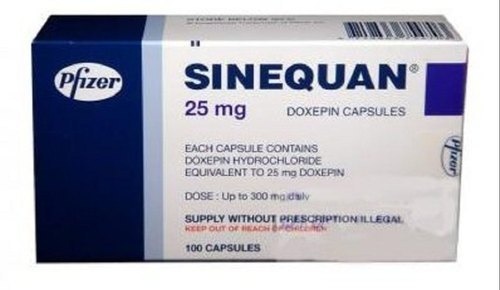 SINEQUAN 25 mg CÁPSULAS DURAS