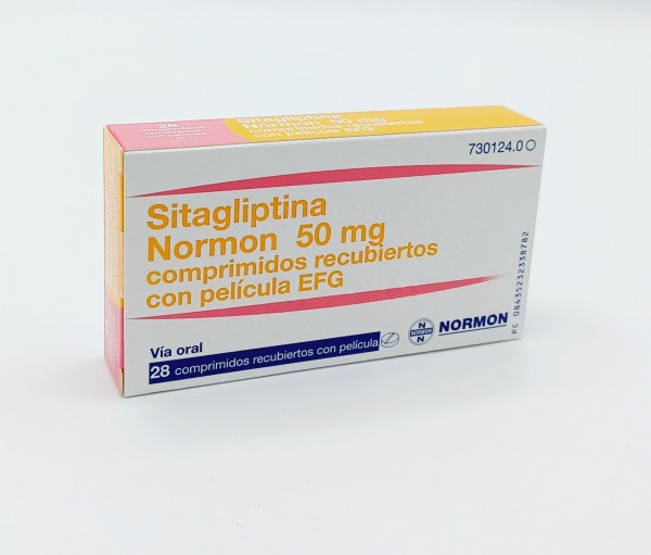 SITAGLIPTINA GLN 50 mg COMPRIMIDOS REVESTIDOS POR PELÍCULA