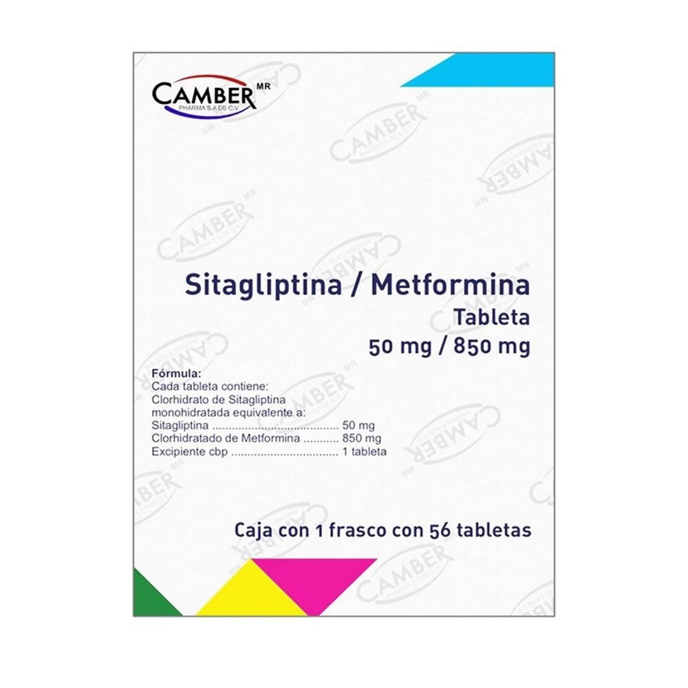 SITAGLIPTINA/METFORMINA Aurovitas Spain 50 mg/850 mg COMPRIMIDOS REVESTIDOS POR PELÍCULA
