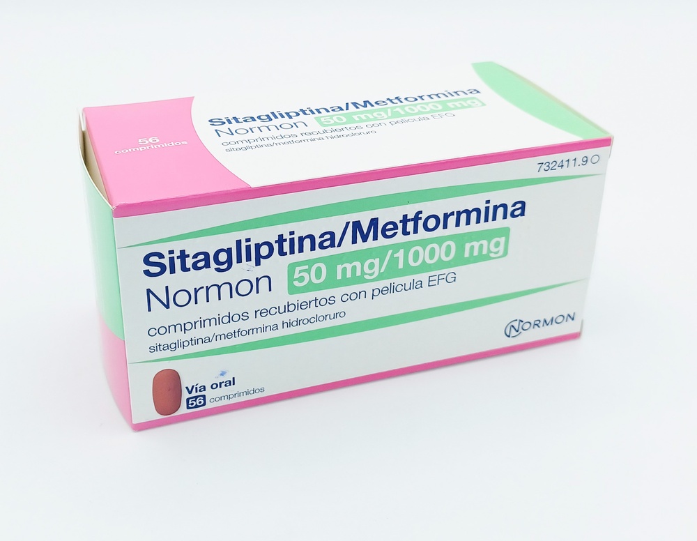 SITAGLIPTINA/METFORMINA NORMON 50 mg/1000 mg COMPRIMIDOS REVESTIDOS POR PELÍCULA