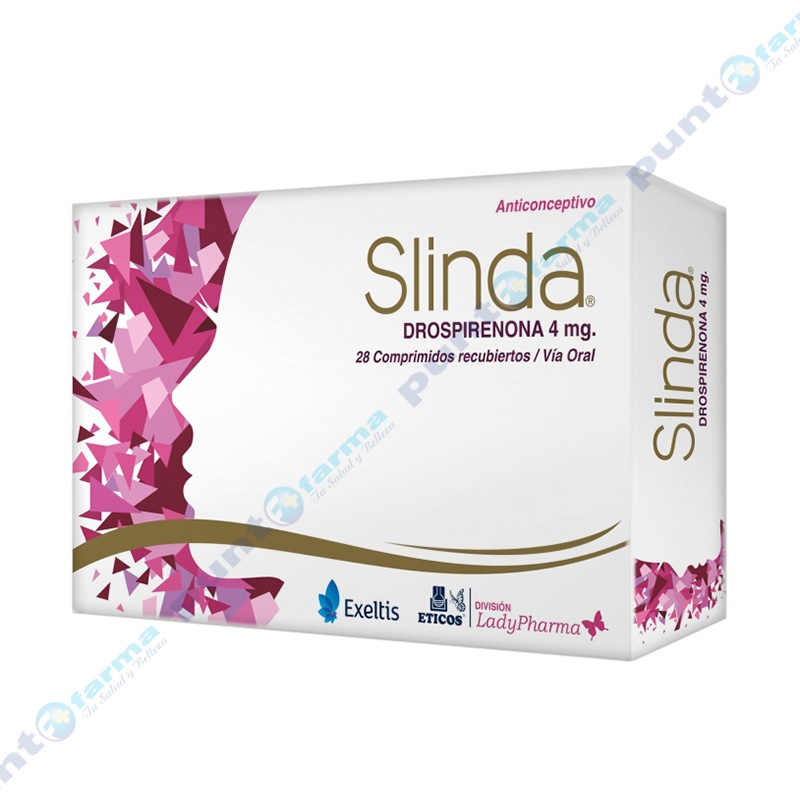 SLINDA 4 mg COMPRIMIDOS REVESTIDOS POR PELÍCULA