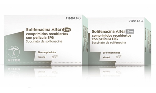 SOLIFENACINA ALTER 5 mg COMPRIMIDOS REVESTIDOS POR PELÍCULA