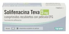 SOLIFENACINA TEVA 5 mg COMPRIMIDOS REVESTIDOS POR PELÍCULA
