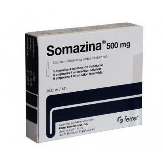 SOMAZINA 500 mg SOLUÇÃO INJETÁVEL