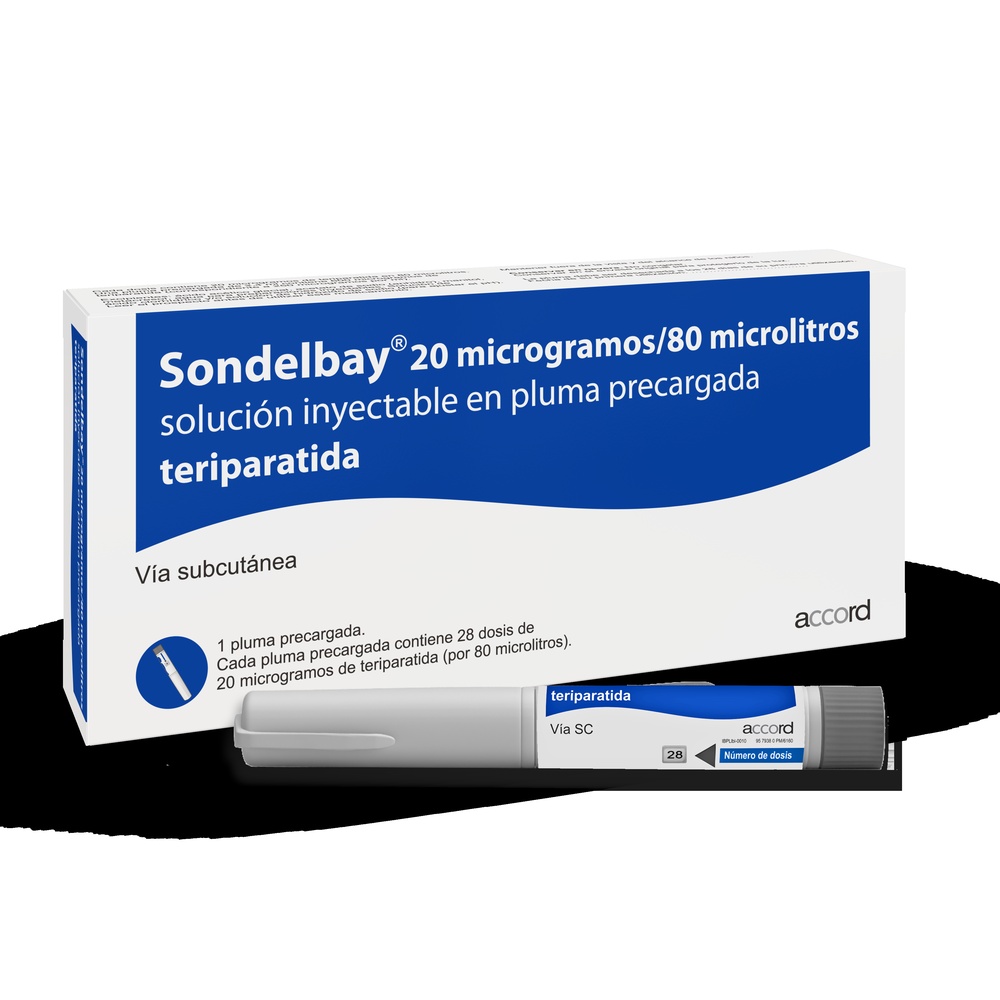 SONDELBAY 20 microgramas/80 microlitros Solução Injetável em Caneta Pré-carregada