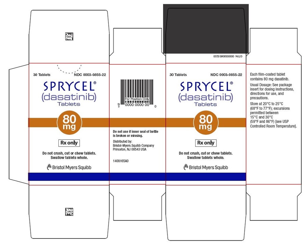 SPRYCEL 80 mg COMPRIMIDOS REVESTIDOS POR PELÍCULA