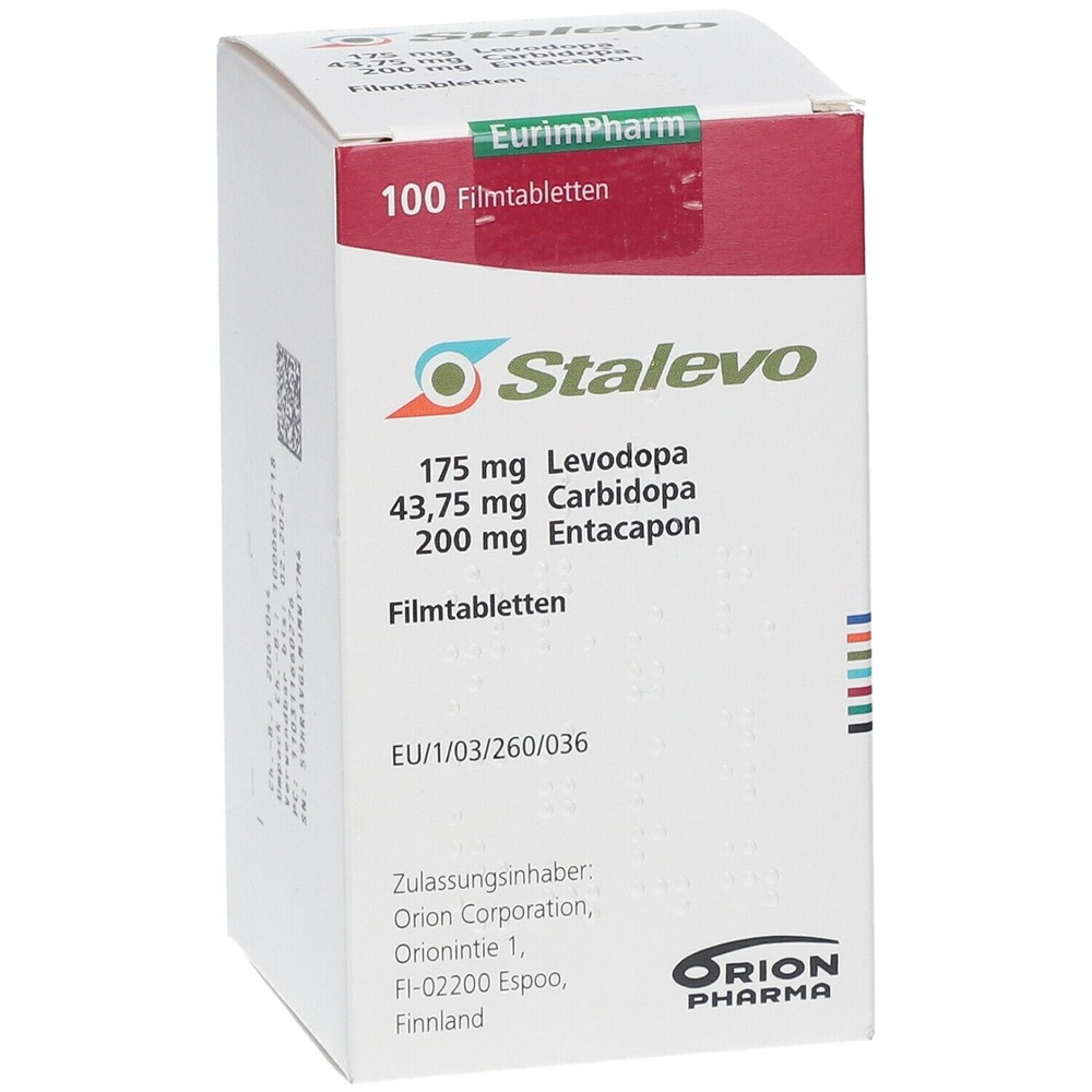 STALEVO 175 mg/43,75 mg/200 mg COMPRIMIDOS REVESTIDOS POR PELÍCULA