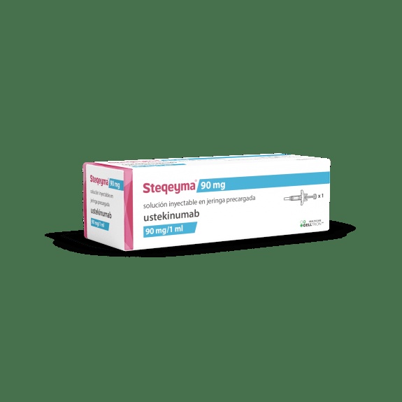 STEQEYMA 90 mg SOLUÇÃO INJETÁVEL EM SERINGA PREENCHIDA