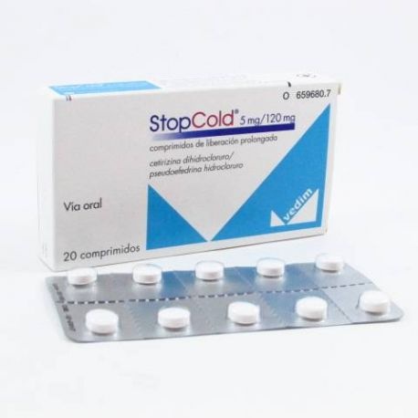 STOPCOLD 5 mg/120 mg COMPRIMIDOS DE LIBERTAÇÃO PROLONGADA