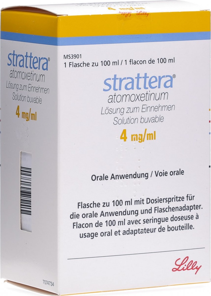 STRATTERA 4 mg/ml SOLUÇÃO ORAL