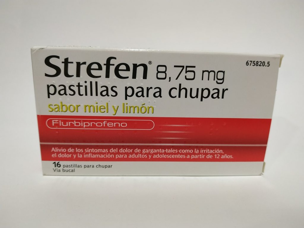 STREFEN 8,75 mg pastilhas para chupar sabor mel e eucalipto