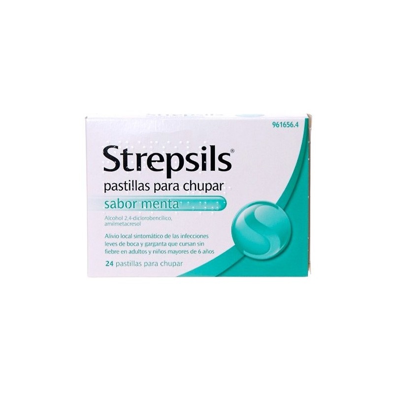 STREPSILS pastilhas sabor menta
