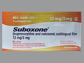 SUBOXONE 12 mg/3 mg COMPRIMIDOS SUBLINGUAIS REVESTIDOS POR PELÍCULA