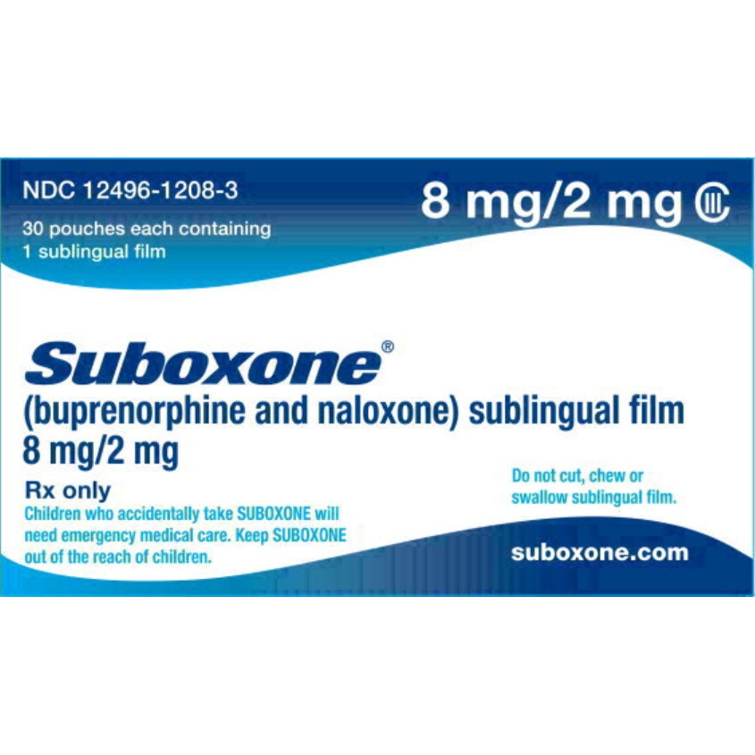 SUBOXONE 8 mg/2 mg COMPRIMIDOS SUBLINGUAIS