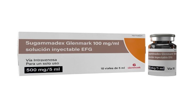 SUGAMMADEX GLENMARK 100 mg/mL Solução Injectável
