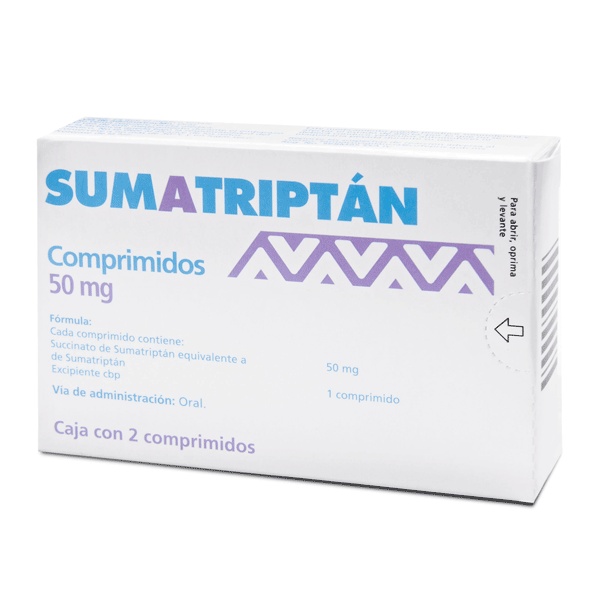 SUMATRIPTAN AUROVITAS 50 mg COMPRIMIDOS