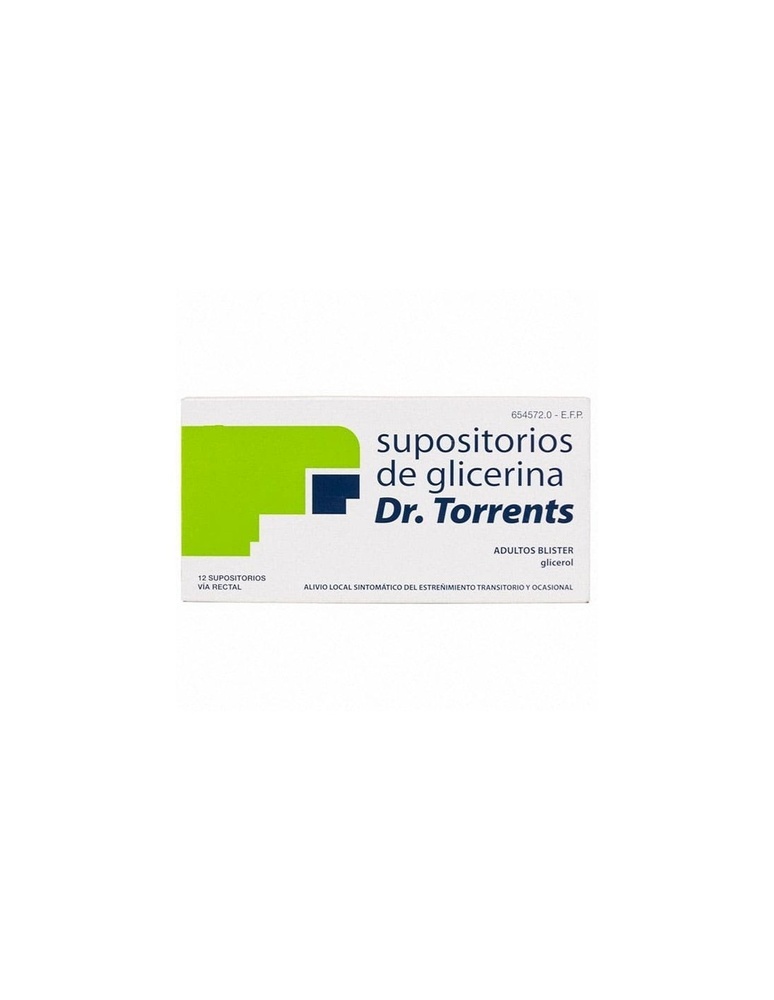 SUPOSITÓRIOS DE GLICERINA DR. TORRENTS PARA LACTANTES