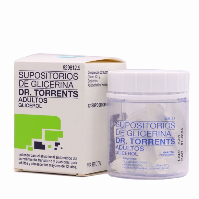 SUPOSITÓRIOS DE GLICERINA DR. TORRENTS CRIANÇAS