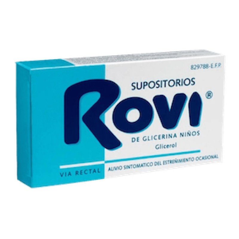 SUPOSITÓRIOS DE GLICERINA ROVI PARA CRIANÇAS