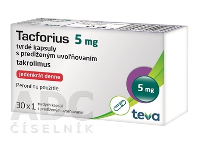 TACFORIUS 5 mg CÁPSULAS DURAS DE LIBERTAÇÃO PROLONGADA