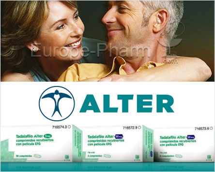 TADALAFILO ALTER 10 mg COMPRIMIDOS ORODISPERSÍVEIS