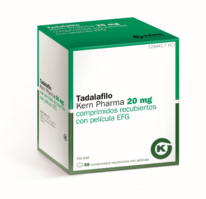 TADALAFILO HEC PHARM 20 mg COMPRIMIDOS REVESTIDOS POR PELÍCULA