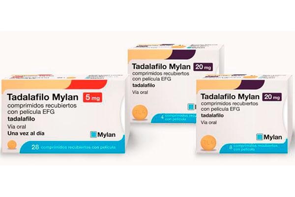 TADALAFILO MYLAN 20 mg COMPRIMIDOS REVESTIDOS POR PELÍCULA