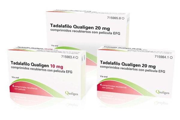 TADALAFILO QUALIGEN 20 mg COMPRIMIDOS REVESTIDOS POR PELÍCULA