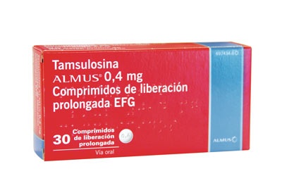 TAMSULOSINA ALMUS 0,4 mg COMPRIMIDOS DE LIBERTAÇÃO PROLONGADA