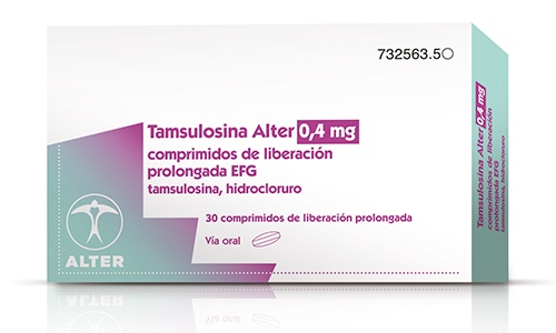 TAMSULOSINA ALTER 0,4 mg COMPRIMIDOS DE LIBERTAÇÃO PROLONGADA