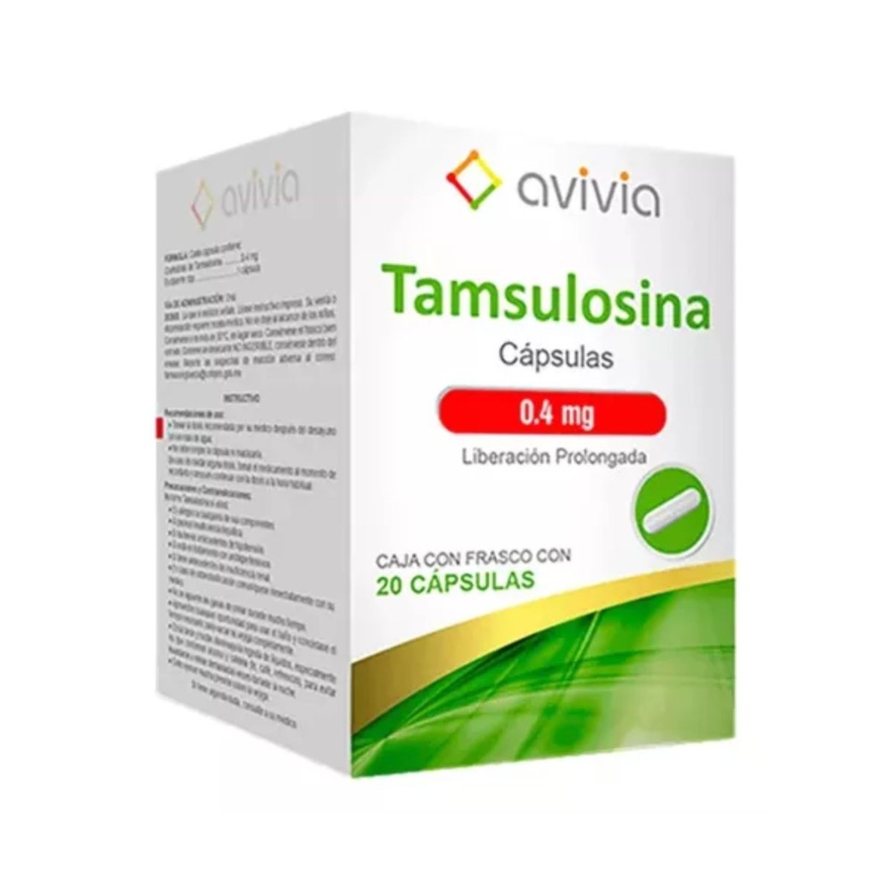 TAMSULOSINA SUN 0,4 mg CÁPSULAS DE LIBERTAÇÃO PROLONGADA DURAS