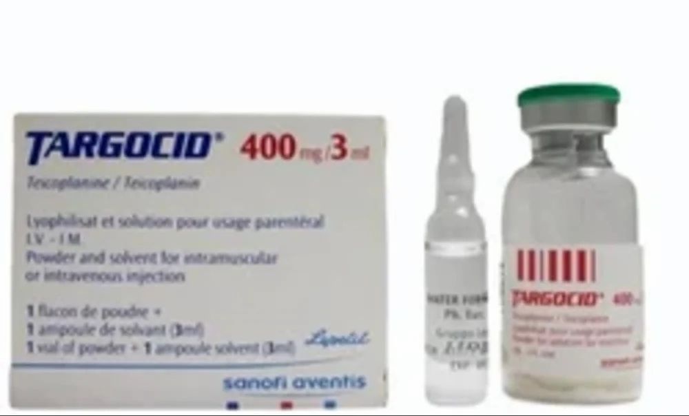 TARGOCID 400 mg PÓ E SOLVENTE PARA SOLUÇÃO INJETÁVEL E PARA PERFUSÃO