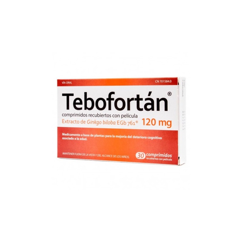 TEBOFORTAN 120 mg COMPRIMIDOS REVESTIDOS POR PELÍCULA