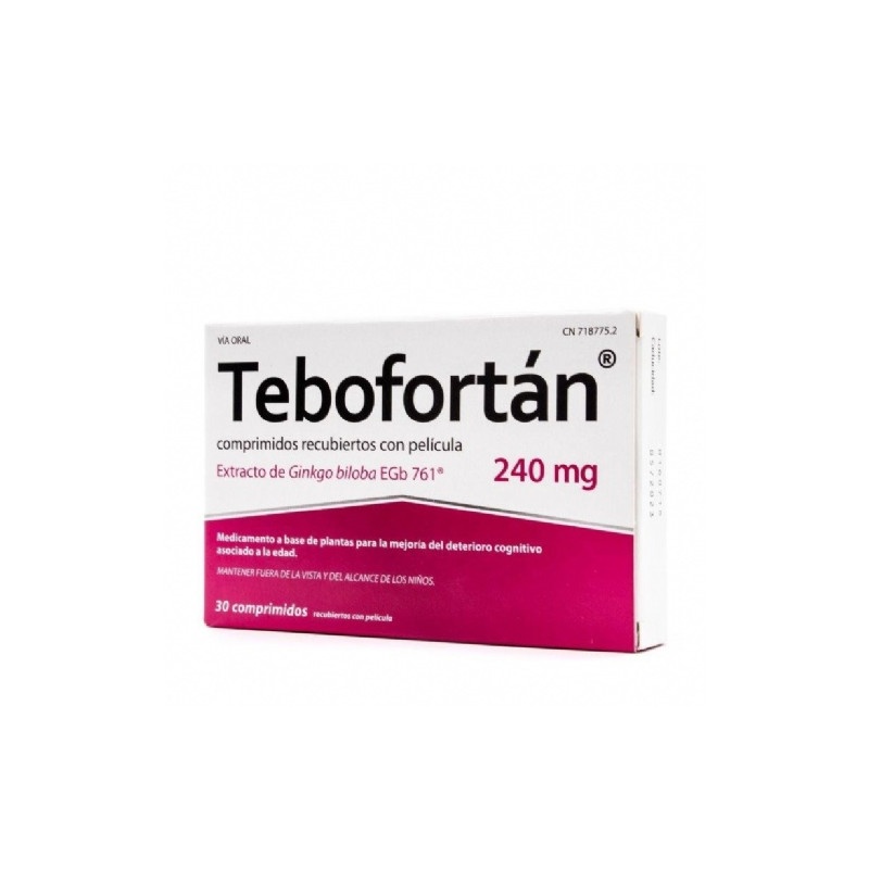 TEBOFORTAN 240 mg COMPRIMIDOS REVESTIDOS POR PELÍCULA