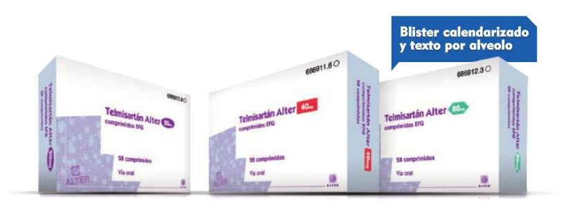 TELMISARTAN ALTER 20 mg COMPRIMIDOS