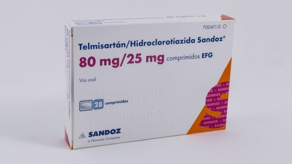 TELMISARTANO HIDROCLOROTIAZIDA ALTER 80 mg/25 mg COMPRIMIDOS