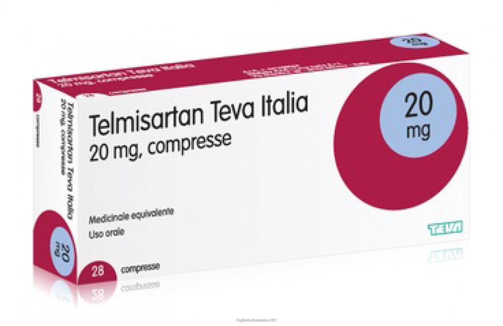 TELMISARTAN TEVA PHARMA 20 mg COMPRIMIDOS