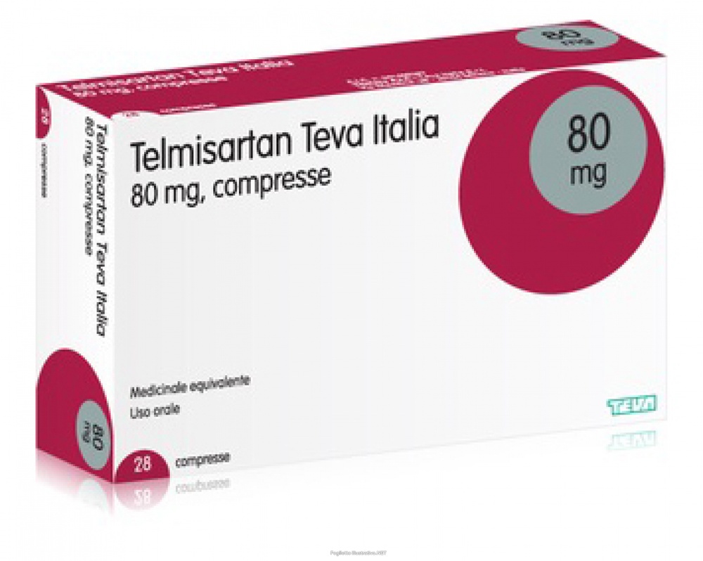 TELMISARTAN TEVA PHARMA 80 mg COMPRIMIDOS