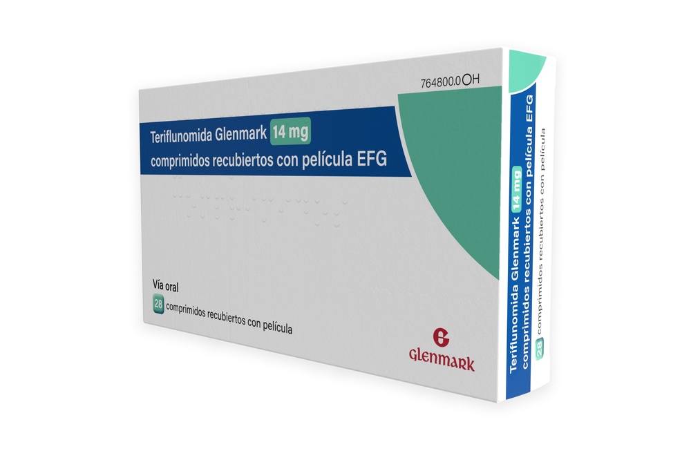 TERIFLUNOMIDA GLENMARK 14 mg COMPRIMIDOS REVESTIDOS POR PELÍCULA