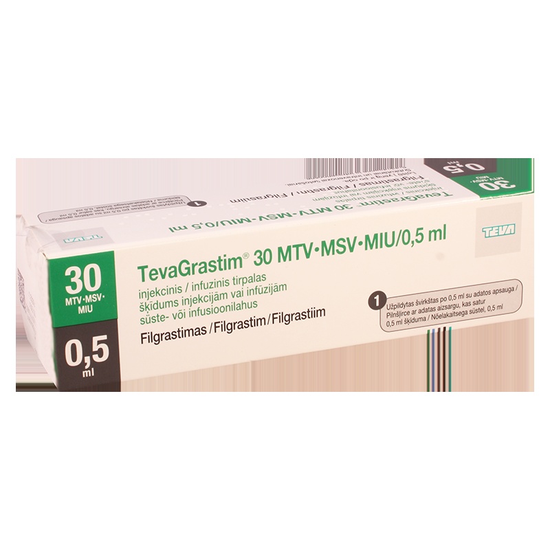 TEVAGRASTIM 30 MU/0,5 ml SOLUÇÃO PARA INJEÇÃO OU PERFUSÃO