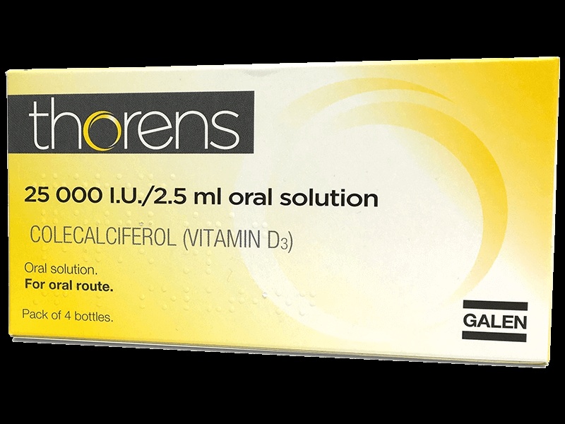 THORENS 25.000 UI/2,5 ML SOLUÇÃO ORAL